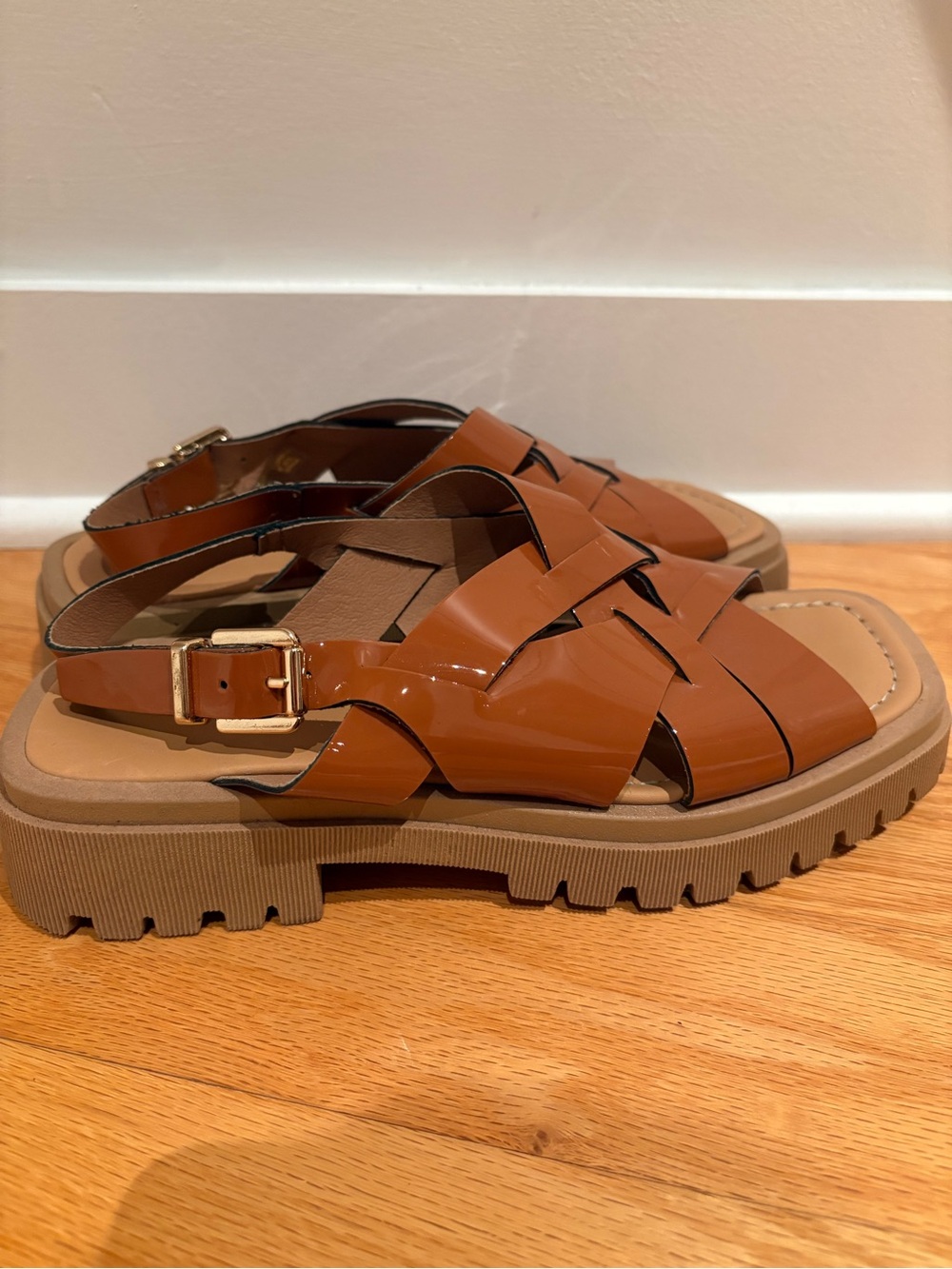 Anthropologie Maeve Fisherman Sandals Size 37 - Picture 4 of 6